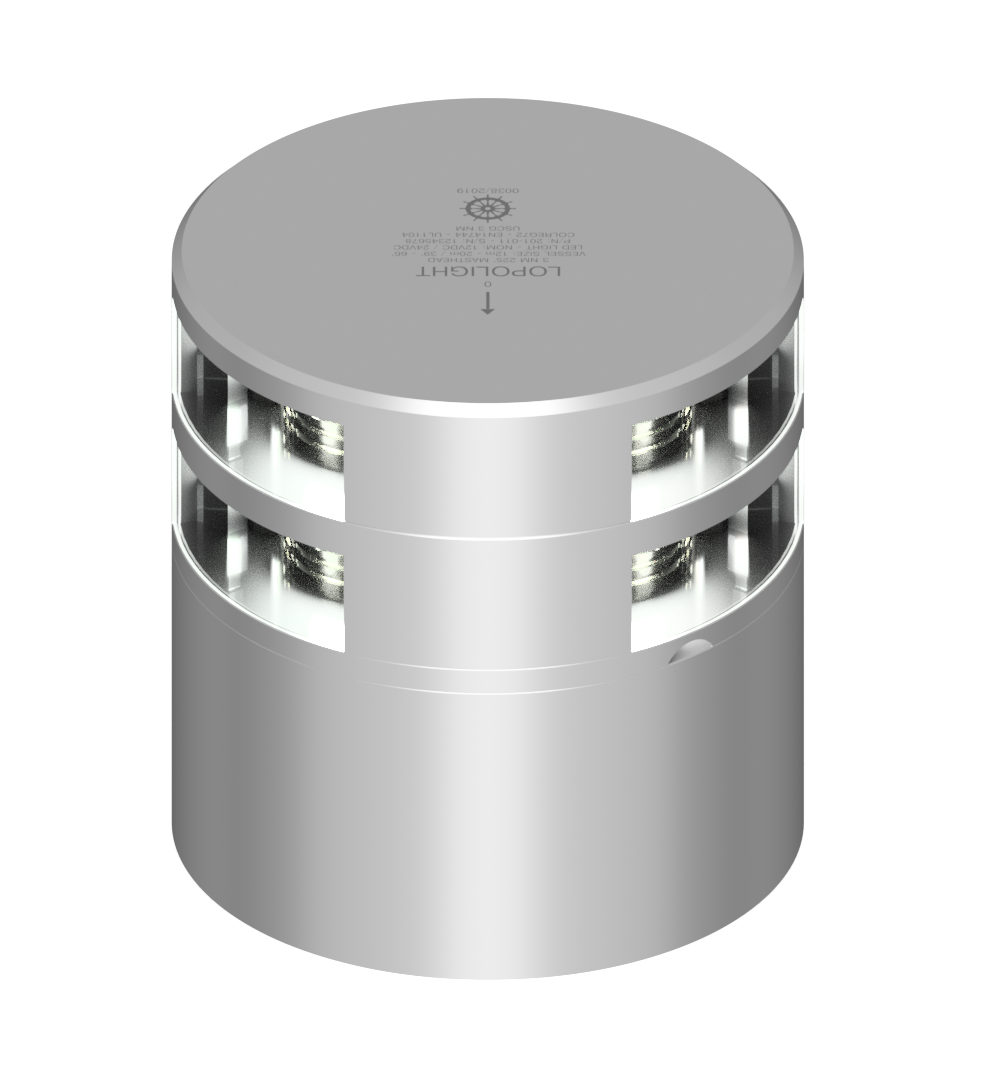 3nm 225° White, Masthead,dbl,silver+Conn&CS/CDbase 3nm 225° White, Masthead,dbl,silver+Conn&CS/CDbase